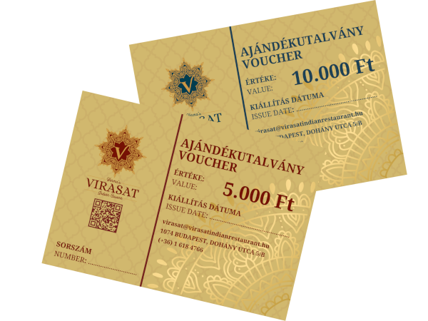 Virasat Indian Restaurant - FŐOLDAL